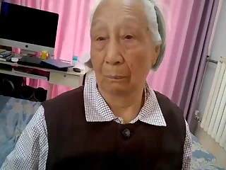 Ancient Asian Grannie Gets Smashed